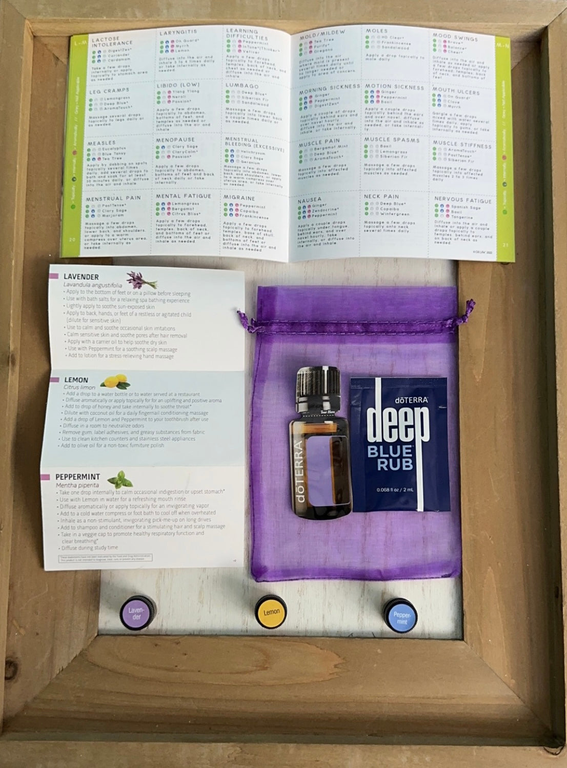 Self-Care Essential Oil Sample Bag